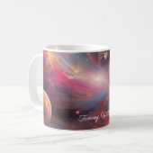 Mug Composition géométrique cosmique (Devant gauche)