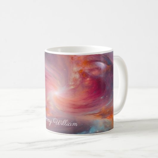 Mug Composition géométrique cosmique (Devant droit)