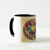Mug Composition Globe À Thème Voyage (Devant gauche)
