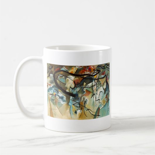 Mug Composition Kandinsky V Peinture Abstraite (Gauche)
