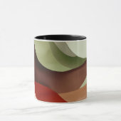 Mug Composition minimaliste Abstraite de l'aquarelle (Centre)