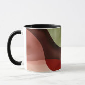 Mug Composition minimaliste Abstraite de l'aquarelle (Gauche)