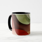 Mug Composition minimaliste Abstraite de l'aquarelle (Devant gauche)