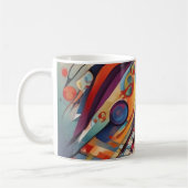 Mug Composition moderne Oeuvre Abstraite (Gauche)