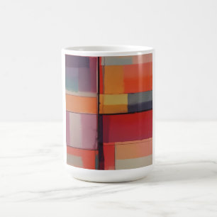 Mug Composition moderne Oeuvre Abstraite