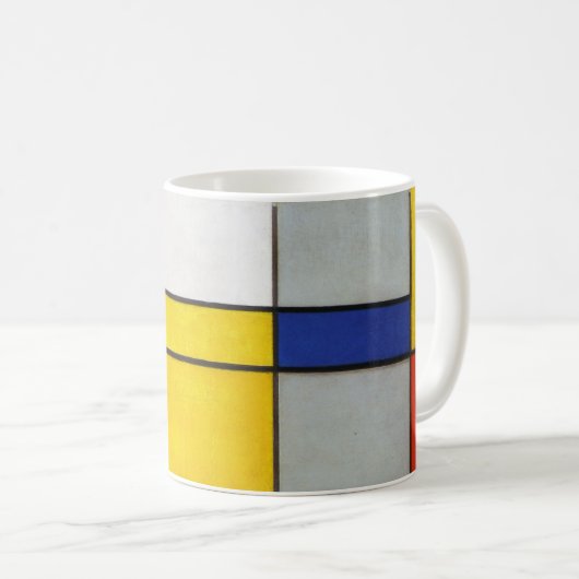 Mug Composition, Mondrian (Devant droit)