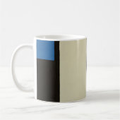 Mug Composition mondrienne Art moderne de la peinture  (Gauche)