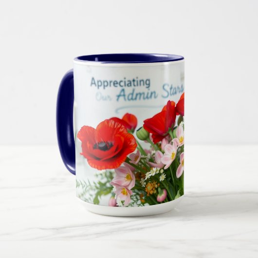 Mug Compositions Florales Fleur d'Administrateur (Devant gauche)