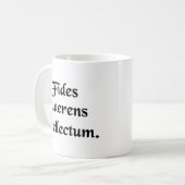 Mug Compréhension de recherche de foi (Devant gauche)