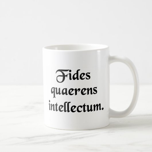 Mug Compréhension de recherche de foi (Droite)