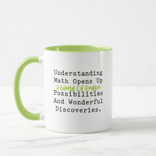 Mug Compréhension des mathématiques Possibilités infin