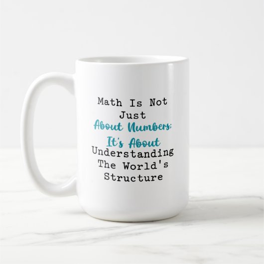 Mug Compréhension mathématique de la structure du mond (Gauche)