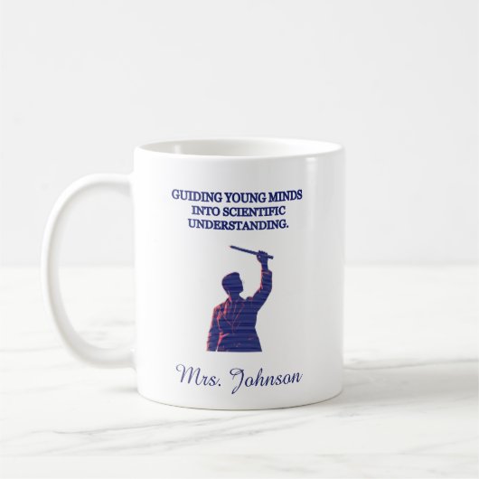 Mug Compréhension scientifique des jeunes esprits (Gauche)