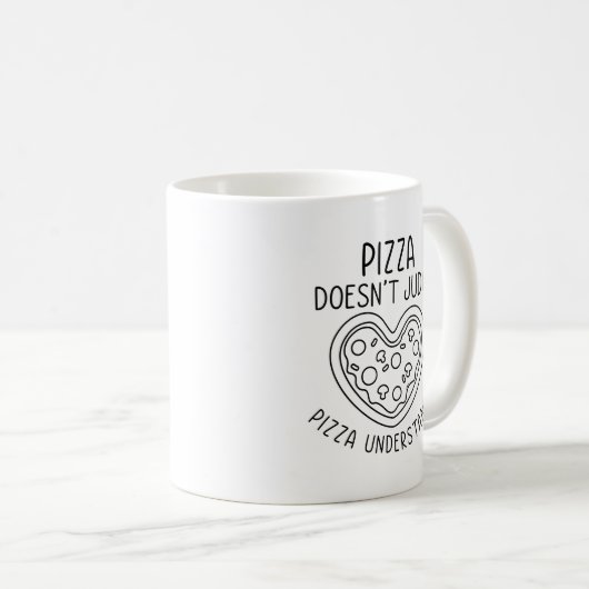 Mug Comprend La Pizza (Devant droit)