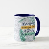 Mug "Comprendre votre pensée est richesse" (Devant droit)