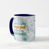 Mug "Comprendre votre pensée est richesse" (Devant gauche)