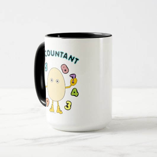 Mug Comptabilisation Egghead (Devant gauche)