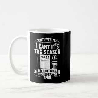 Mug Comptabilisation Humour Taxe Je ne peux pas C'est 