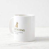 Mug Comptabilité - Nom personnalisé (Devant gauche)