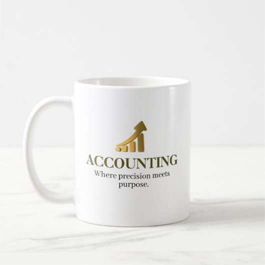 Mug Comptabilité - Nom personnalisé (Gauche)