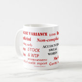 Mug Comptabilité Sweer Mots Drôle Comptable Joke Gift (Devant gauche)