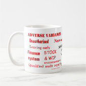Mug Comptabilité Sweer Mots Drôle Comptable Joke Gift (Gauche)