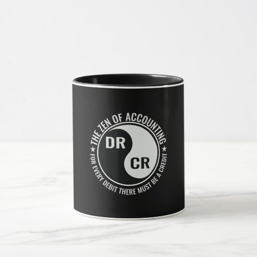Mug Comptabilité zen Diplôme principal Comptable amusa (Centre)