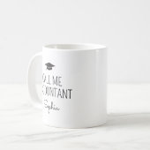 Mug Comptable à appeler Nom personnalisé (Devant gauche)