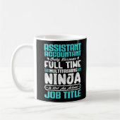 Mug Comptable adjoint Titre du poste Profession amusan (Gauche)
