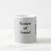 Mug Comptable amusant CPA 60e Bilan d'anniversaire (Centre)