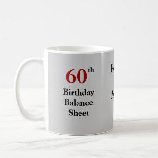 Mug Comptable amusant CPA 60e Bilan d'anniversaire