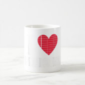 Mug Comptable Bookkeeper Tshirt I Love Spreadsheet (Centre)