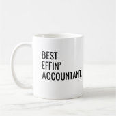 Mug Comptable de la meilleure efficacité (Gauche)