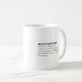 Mug Comptable - définition de dictionnaire (Devant droit)