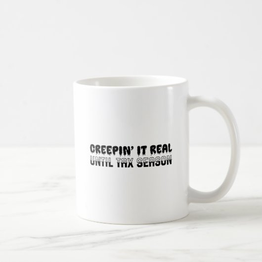 Mug Comptable drôle Halloween - Creepin'It Real (Droite)