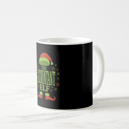 Mug Comptable Elfe de Noël (Devant droit)