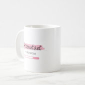 Mug Comptable en formation – Personnalisé (Devant gauche)