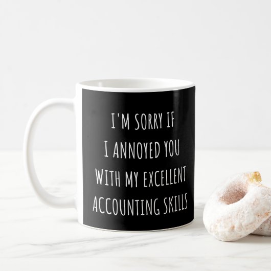 Mug Comptable Et Comptable Drôle À Dire (Avec donut)