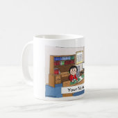 Mug Comptable, femme (Devant gauche)