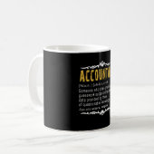Mug Comptable Funny Definition Cadeau personnalisé (Devant gauche)