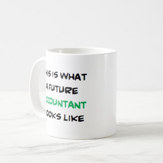 Mug comptable, futur (Devant gauche)