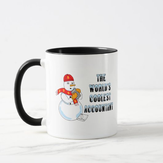 Mug Comptable le plus cool du monde (Gauche)