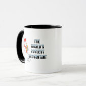 Mug Comptable le plus cool du monde (Devant gauche)