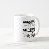 Mug Comptable mignon de citation de maman par le (Devant droit)