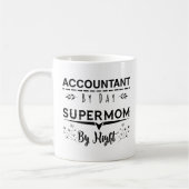 Mug Comptable mignon de citation de maman par le (Gauche)
