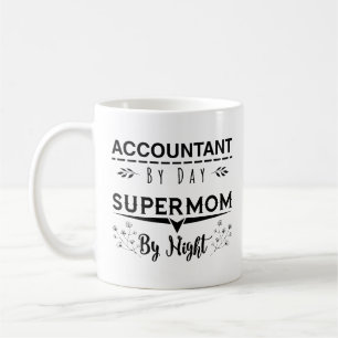 Mug Comptable mignon de citation de maman par le