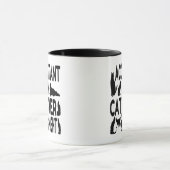 Mug Comptable par Amoureux des chats de jour par nuit (Centre)