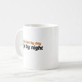 Mug Comptable par jour Ninja par nuit (Devant gauche)