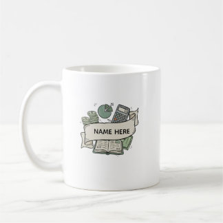 Mug Comptable personnalisé professionnel de la finance