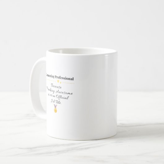 Mug Comptable Professionnel (Devant gauche)